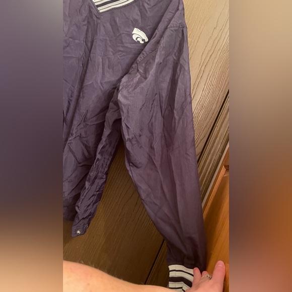 Champion Vtg Jacket Mens XL Black Windbreaker Pullover V Neck - Picture 6 of 11